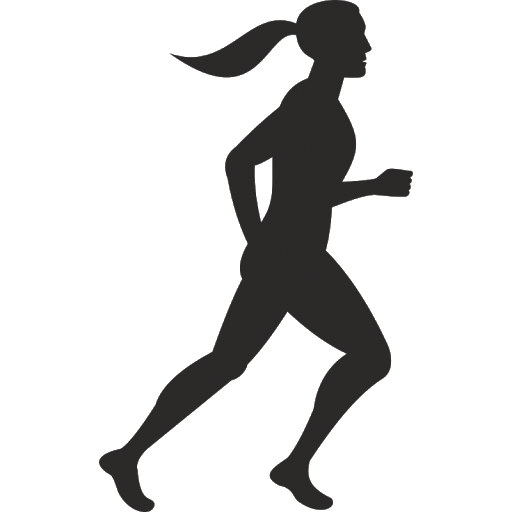 Running Vector Athlete Female PNG Image High Quality Transparent PNG Image