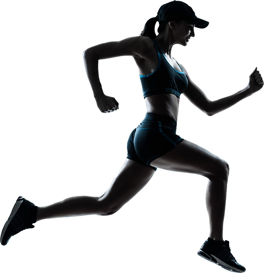 Photos Running Vector Athlete Female Transparent PNG Image