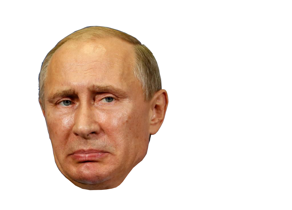 Head Putin Vladimir Of Jaw President Russia Transparent PNG Image