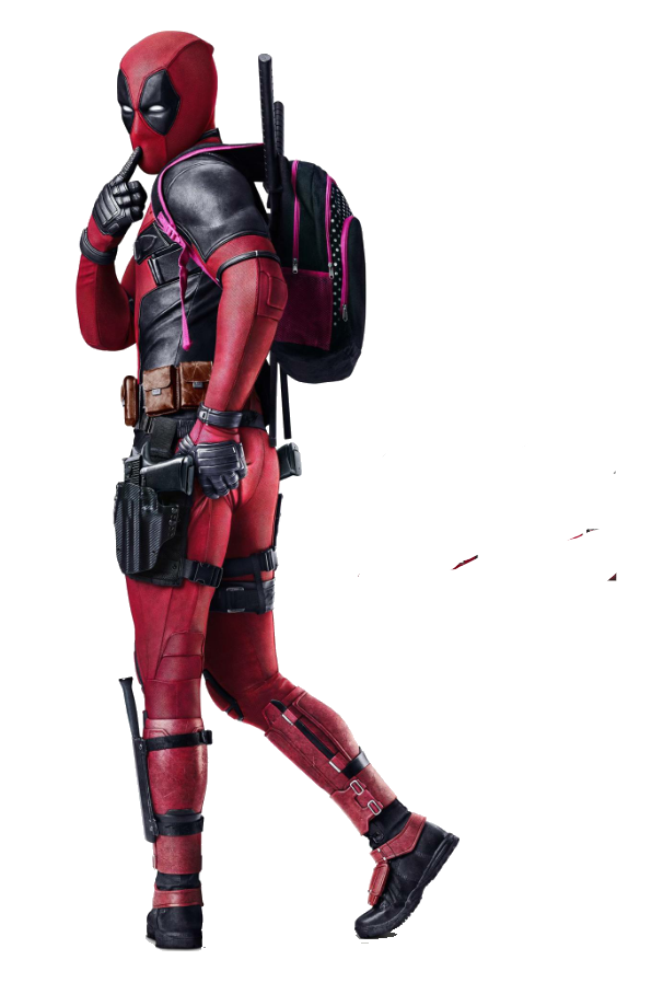 Deadpool Character Fictional Figurine 4K Resolution Film Transparent PNG Image