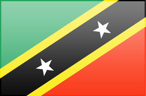 Saint Kitts And Nevis Flag Picture Transparent PNG Image