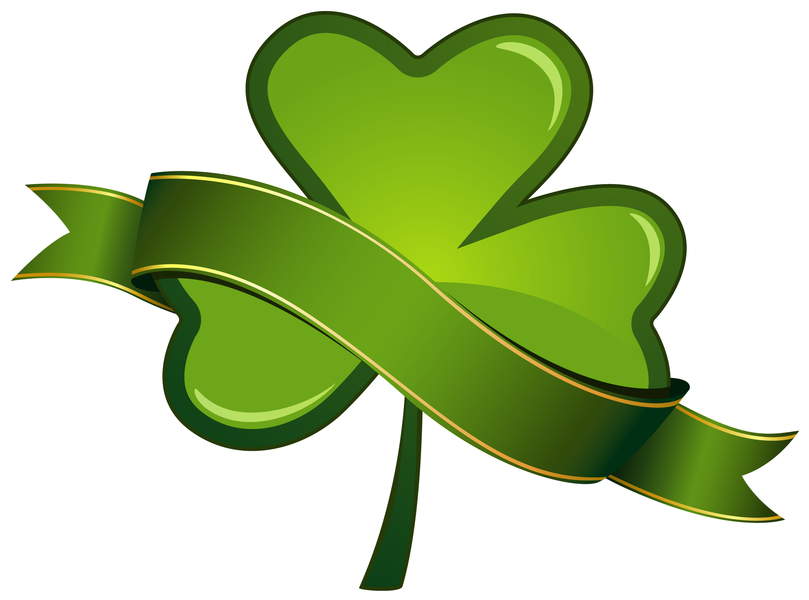 Heart Leaf Ireland Patrick Shamrock Saint Day Transparent PNG Image