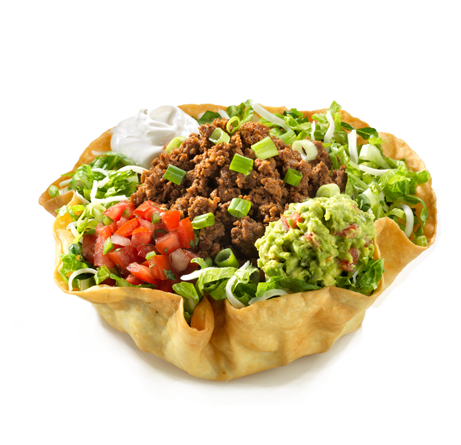 Taco Salad Tortilla Bowl Transparent PNG Image