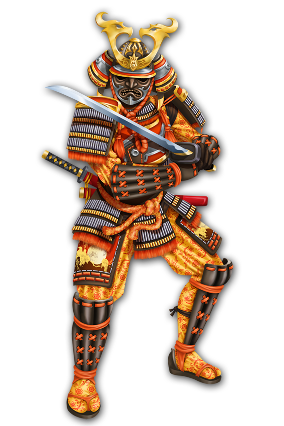 Samurai Armour Figurine Japan Warriors PNG Free Photo Transparent PNG Image