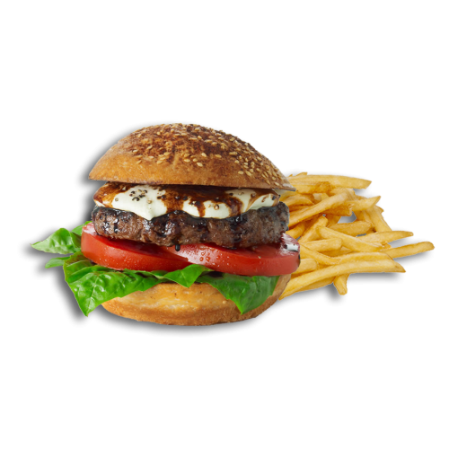 King Hamburger Slider Cheeseburger Fries French Burger Transparent PNG Image