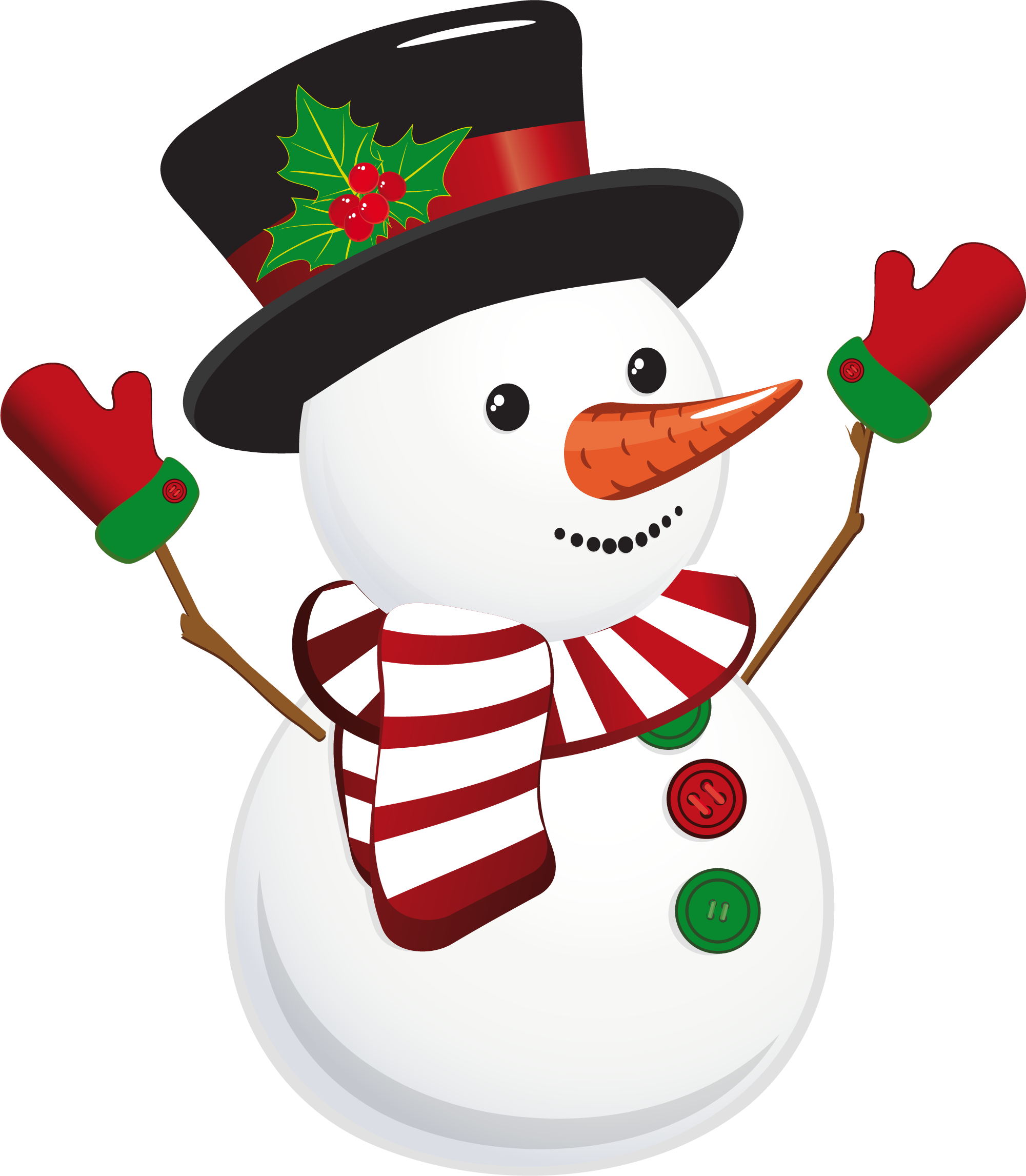 Snowman Claus Cartoon Santa White Christmas Card Transparent PNG Image