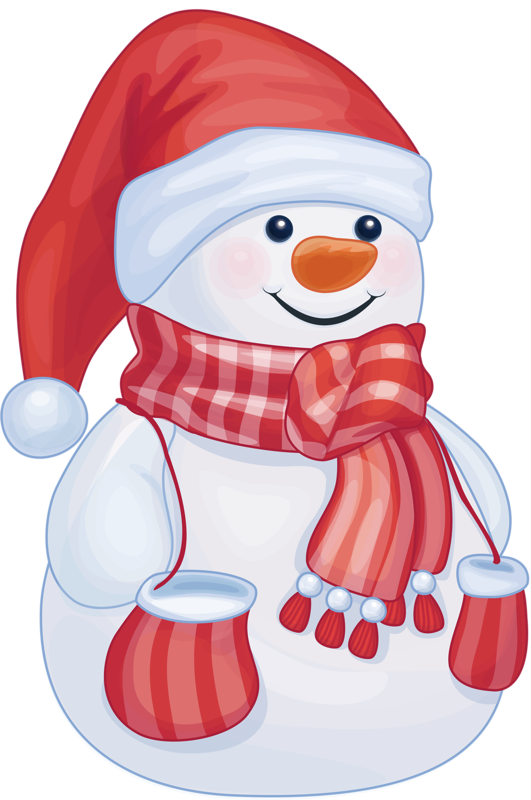 Snowman Cute Claus Paper Santa Christmas Transparent PNG Image