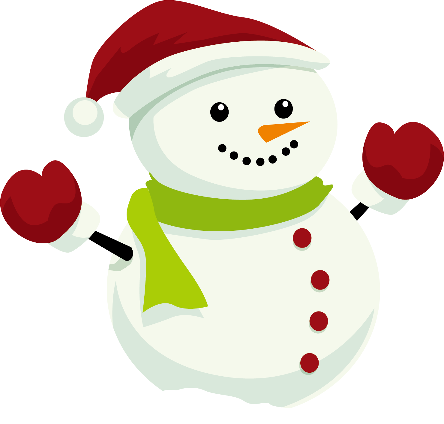 Snowman Portable Claus Day Santa Graphics Cartoon Transparent PNG Image