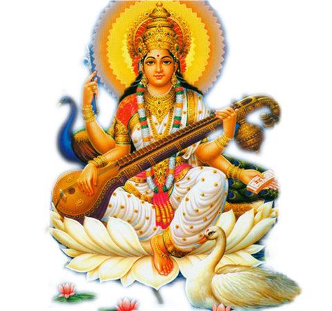 Saraswati Free Png Image Transparent PNG Image