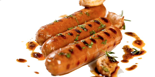 Grilled Sausage Clipart Transparent PNG Image