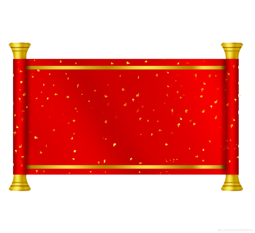 Paper Reel Scroll Red Download HD PNG Transparent PNG Image