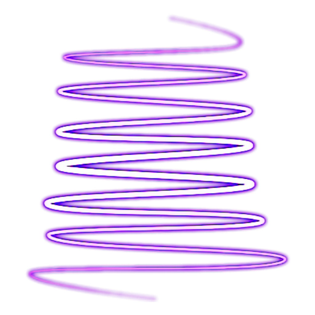 Ahmed Sticker Neon Spiral Sign Shape Transparent PNG Image