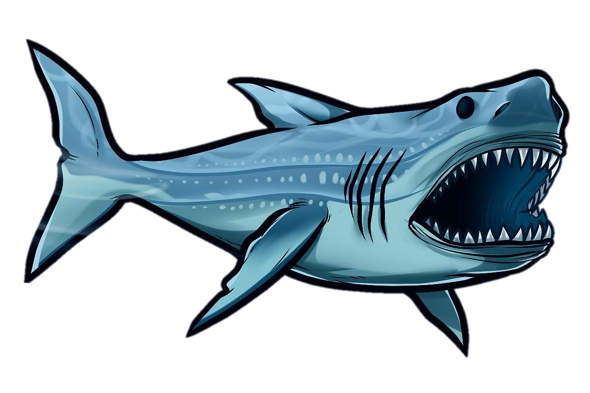 Blue Megalodon Shark Pic Free Transparent Image HD Transparent PNG Image