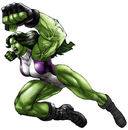 She Hulk Transparent Transparent PNG Image