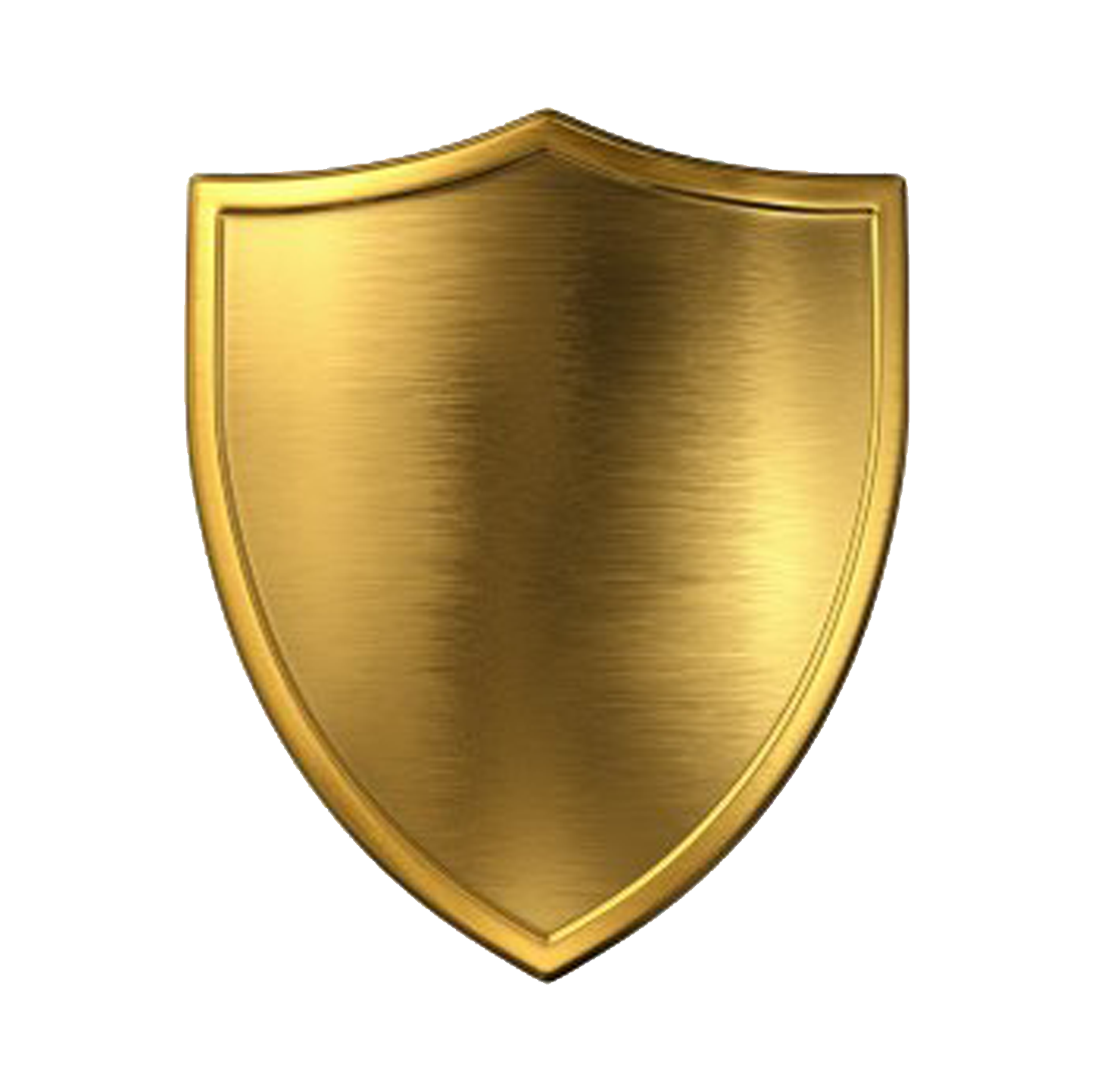 Gold Shield Transparent PNG Image