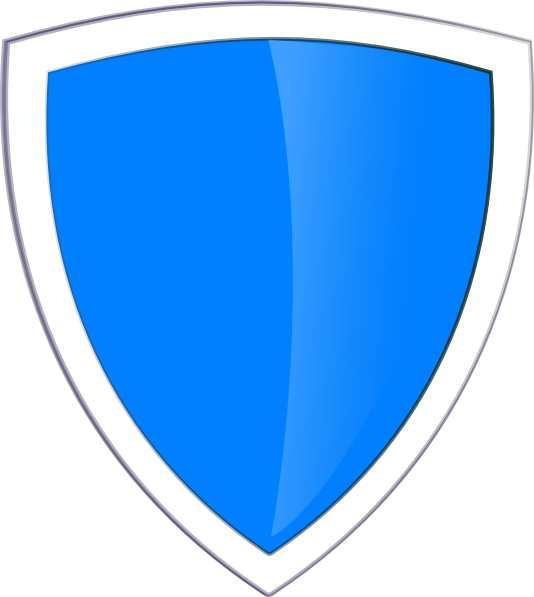 Blue Shield Clip Art Transparent PNG Image