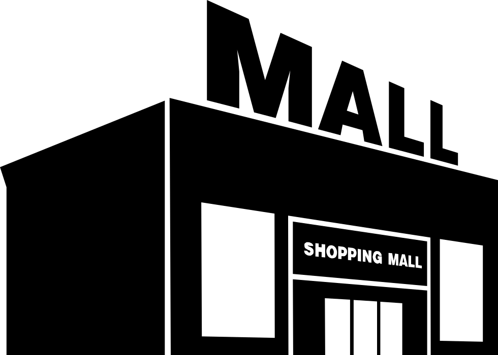 Shopping Mall Silhouette Download HQ Transparent PNG Image