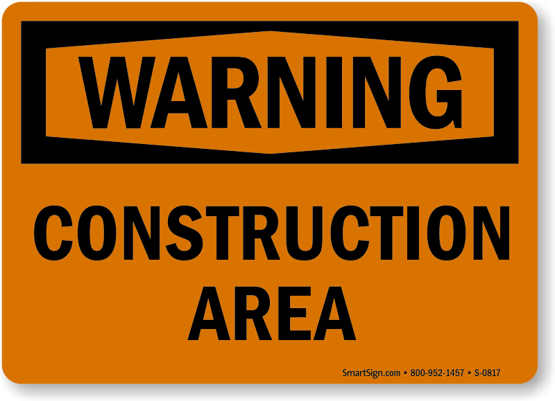 Construction Sign Free Download PNG HD Transparent PNG Image