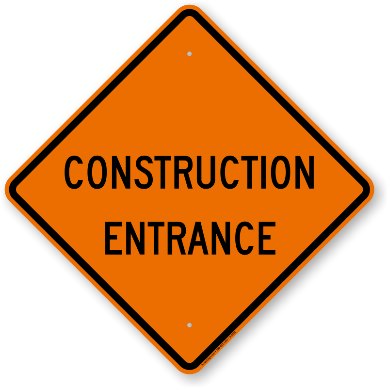 Construction Sign Image Free Transparent Image HQ Transparent PNG Image