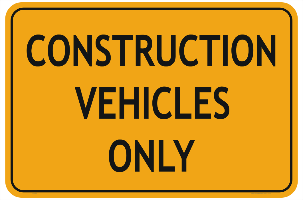 Construction Sign PNG File HD Transparent PNG Image