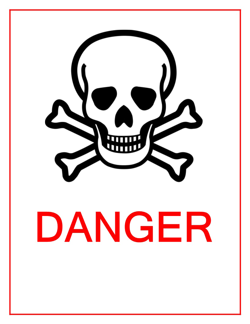 Danger Sign Image Free Clipart HQ Transparent PNG Image