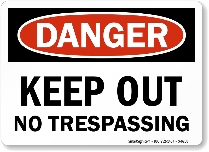 No Trespassing Sign Download Free Transparent Image HQ Transparent PNG Image