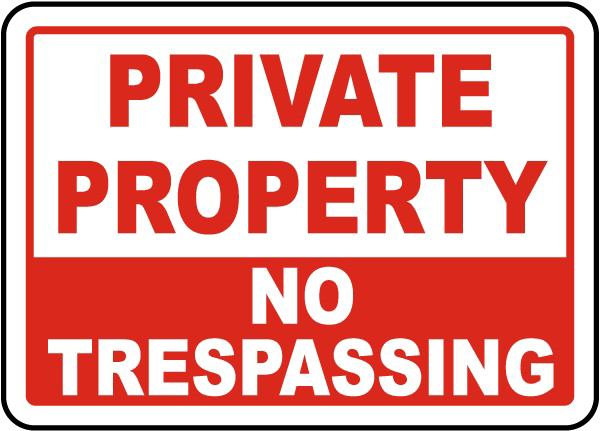 No Trespassing Sign Image Download Free Image Transparent PNG Image