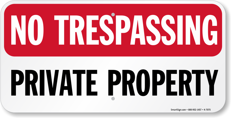 No Trespassing Sign Free Download PNG HQ Transparent PNG Image