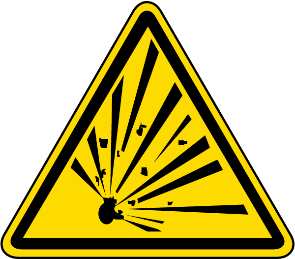 Explosive Sign Image Free Download PNG HQ Transparent PNG Image