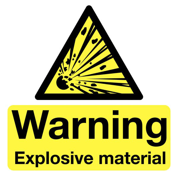 Explosive Sign PNG Download Free Transparent PNG Image