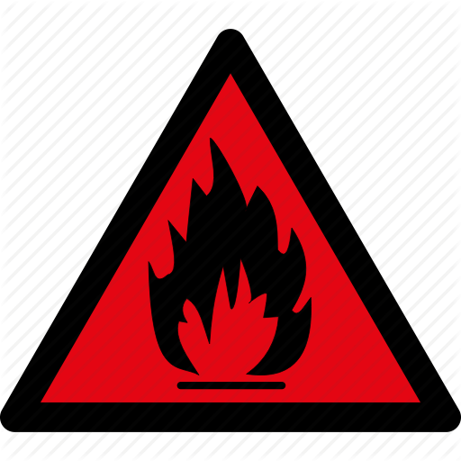 Flammable Sign Free Clipart HQ Transparent PNG Image