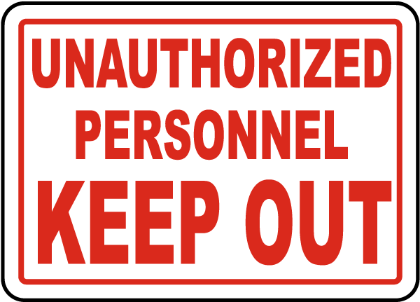 Unauthorized Sign Free Download PNG HD Transparent PNG Image