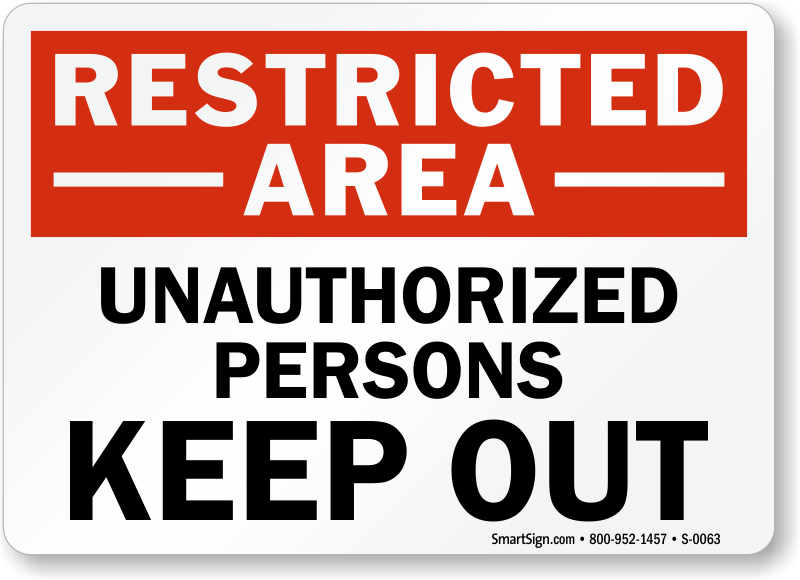 Unauthorized Sign Download Free Download Image Transparent PNG Image