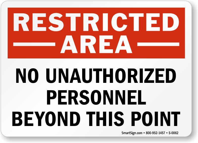 Unauthorized Sign HD Free PNG HQ Transparent PNG Image