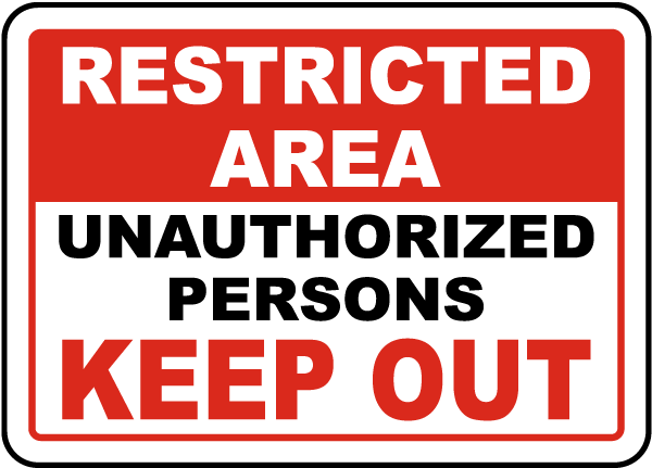 Unauthorized Sign Image Free Clipart HD Transparent PNG Image