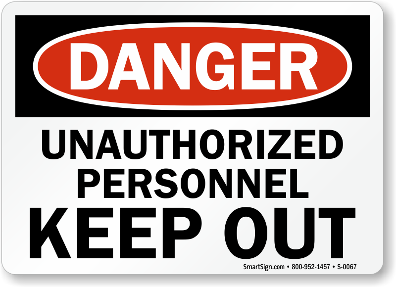 Unauthorized Sign Free Download Image Transparent PNG Image