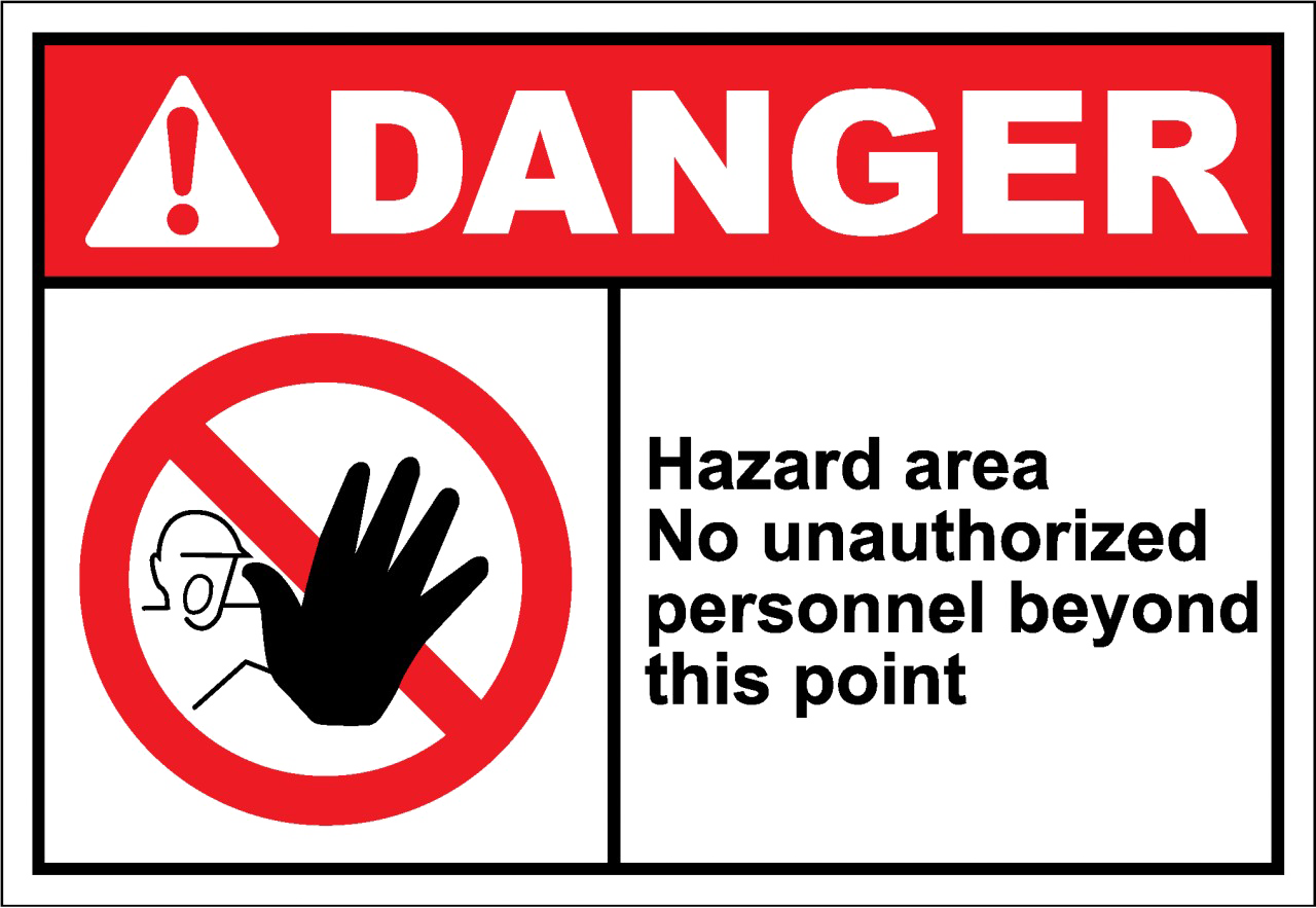 Unauthorized Sign Photos Free Clipart HQ Transparent PNG Image