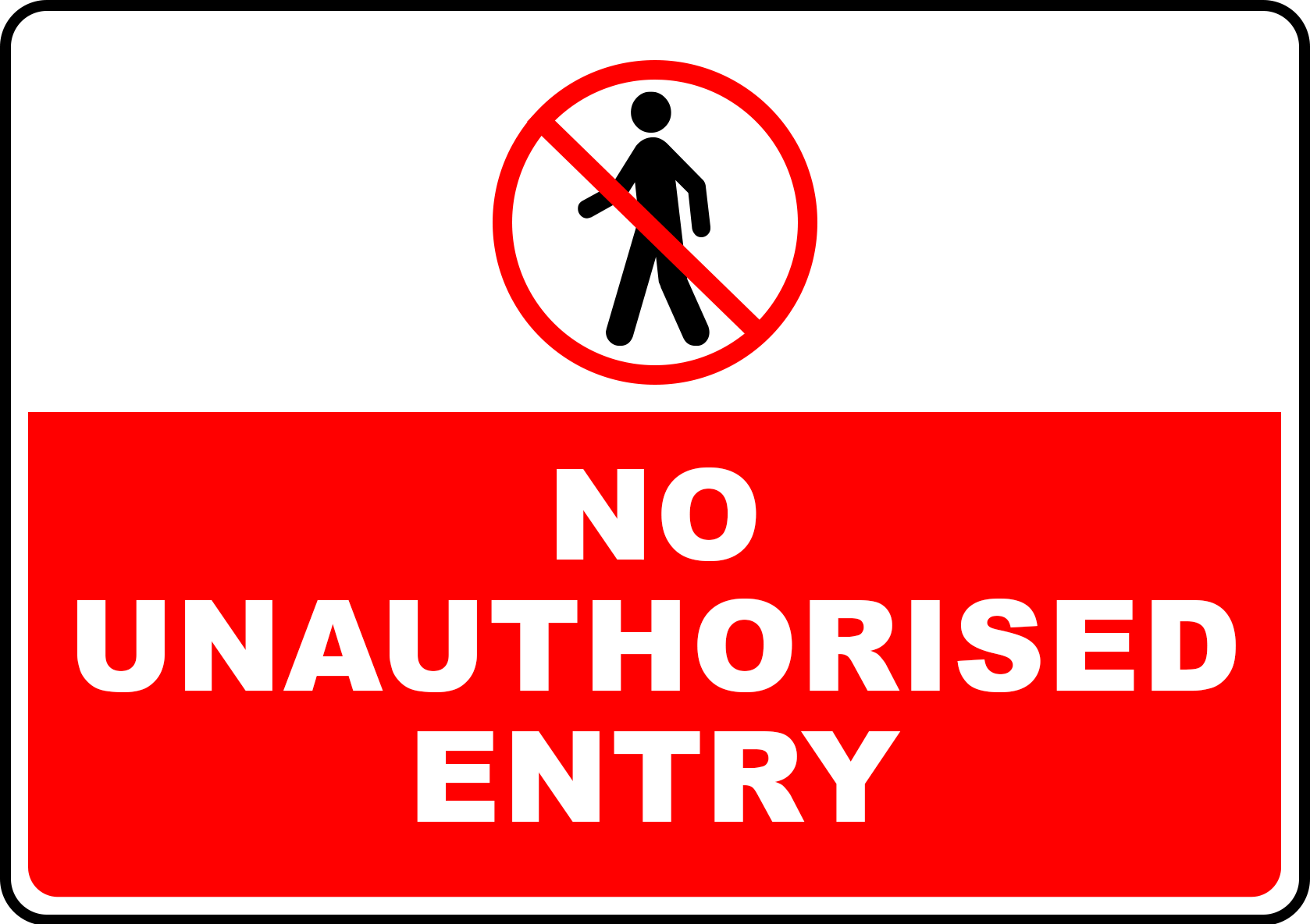 Unauthorized Sign Picture Download Free Image Transparent PNG Image