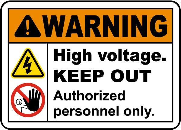 Keep Out Warning Image Free Clipart HQ Transparent PNG Image