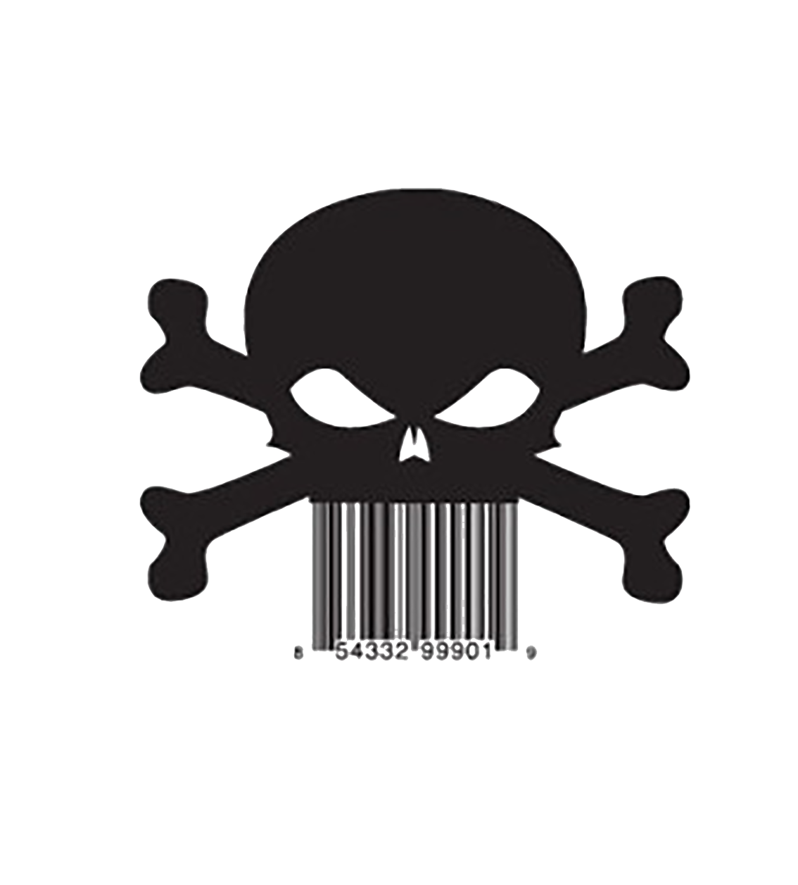 Product Code Two-Dimensional Skull Universal Barcode Qr Transparent PNG Image