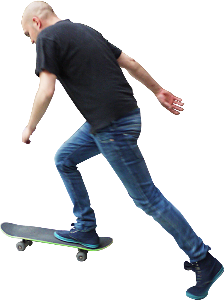 Single Skateboard Free HQ Image Transparent PNG Image