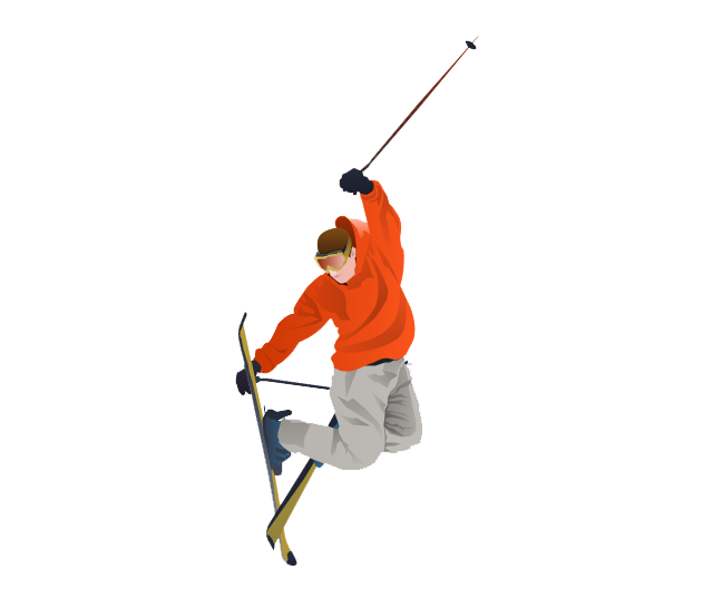 Skiing Transparent Image Transparent PNG Image