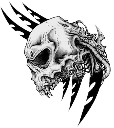 Skull Tattoo Png Picture Transparent PNG Image