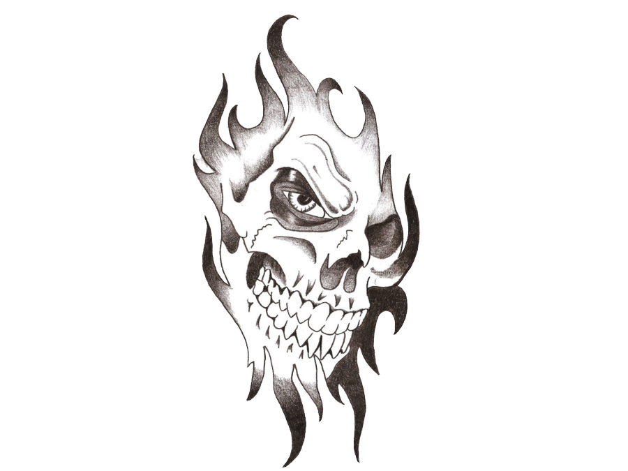 Skull Tattoo Free Download Png Transparent PNG Image