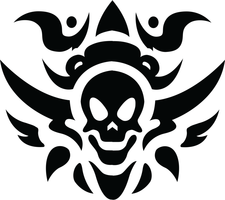 Skull Tattoo Png File Transparent PNG Image