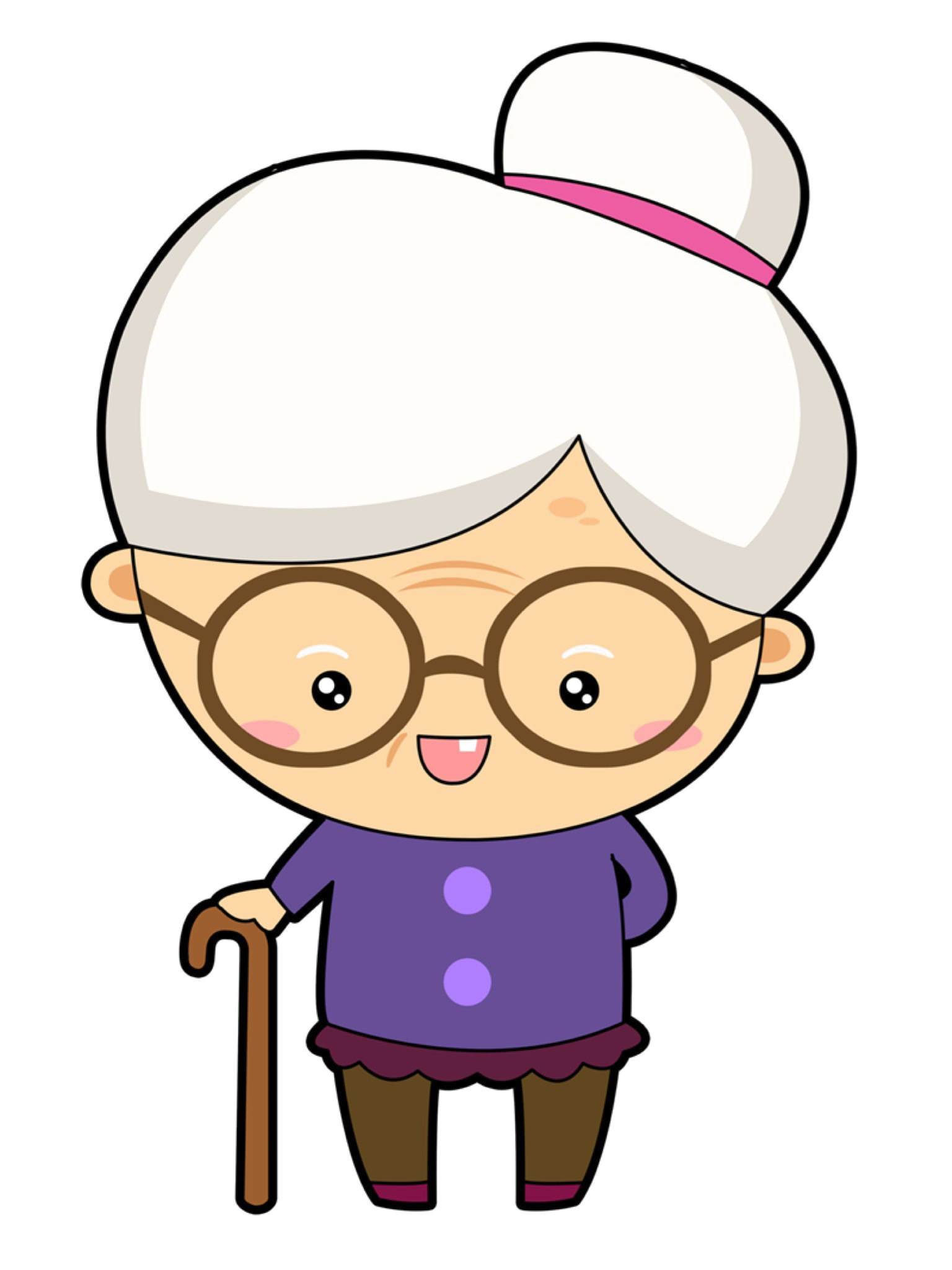 Grandmother Free Clipart HD Transparent PNG Image