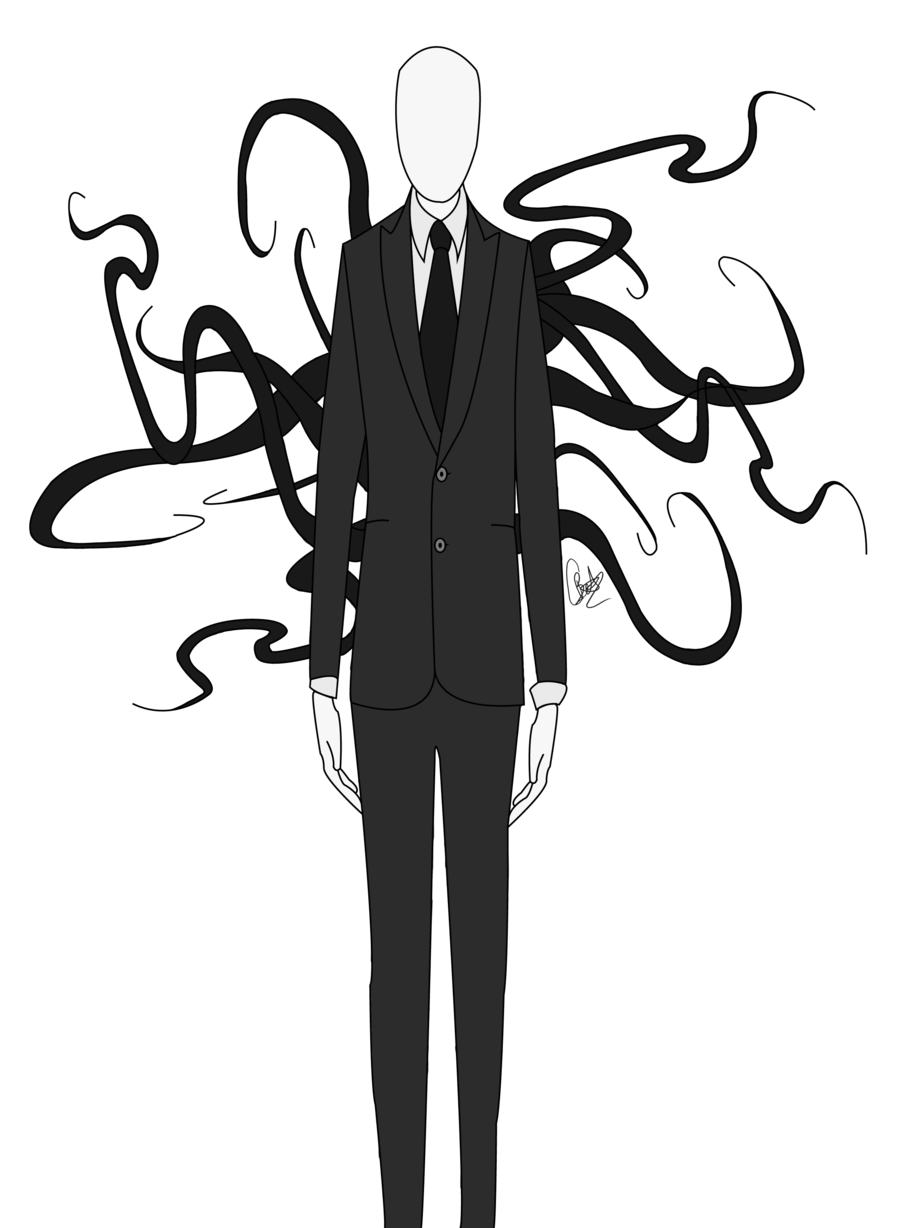 Slender Man Png Image Transparent PNG Image