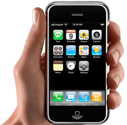 Smartphone In Hand Png Image Transparent PNG Image