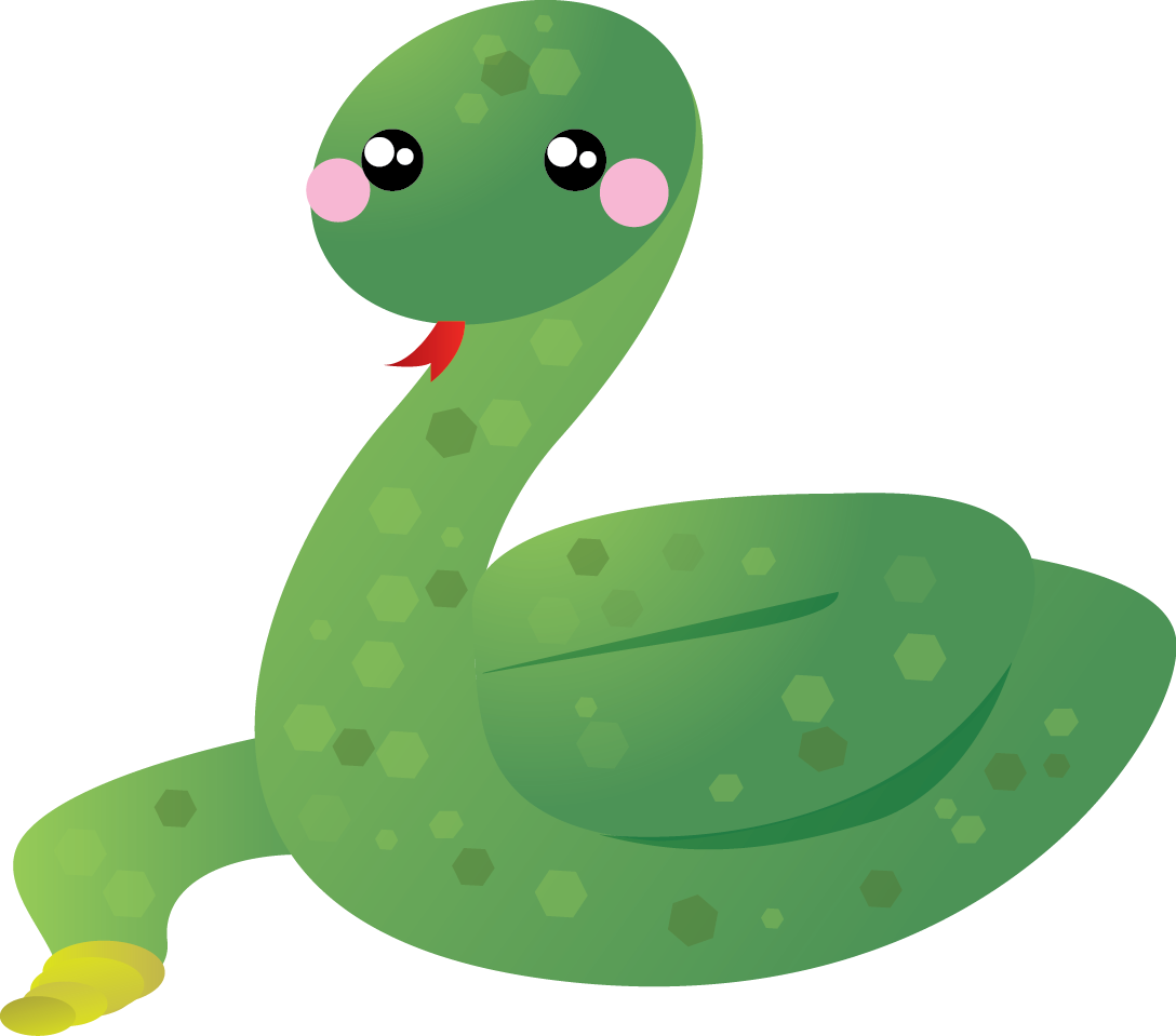 Cute Snake Clipart Transparent PNG Image