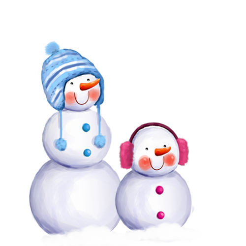 Snowman Daxue Winter Christmas Free Frame Transparent PNG Image